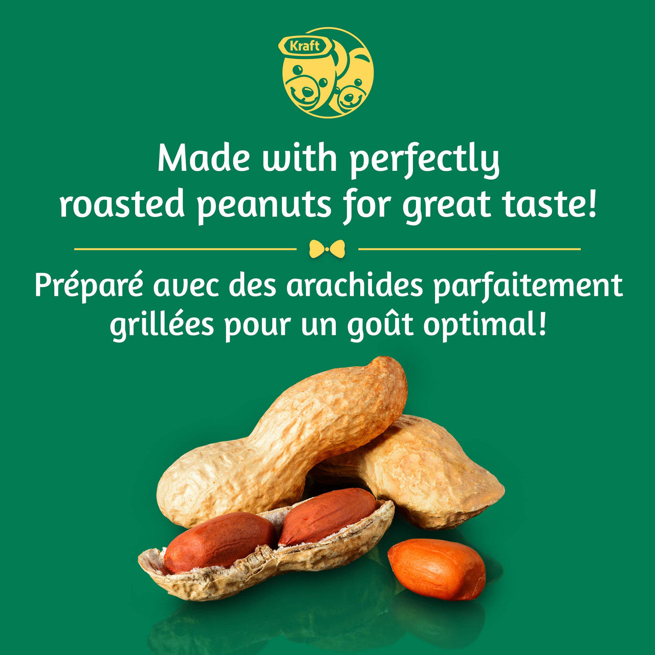 Kraft Peanut Butter Smooth, 500g/17.6oz, {Imported from Canada}